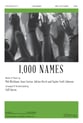 1,000 Names SATB choral sheet music cover